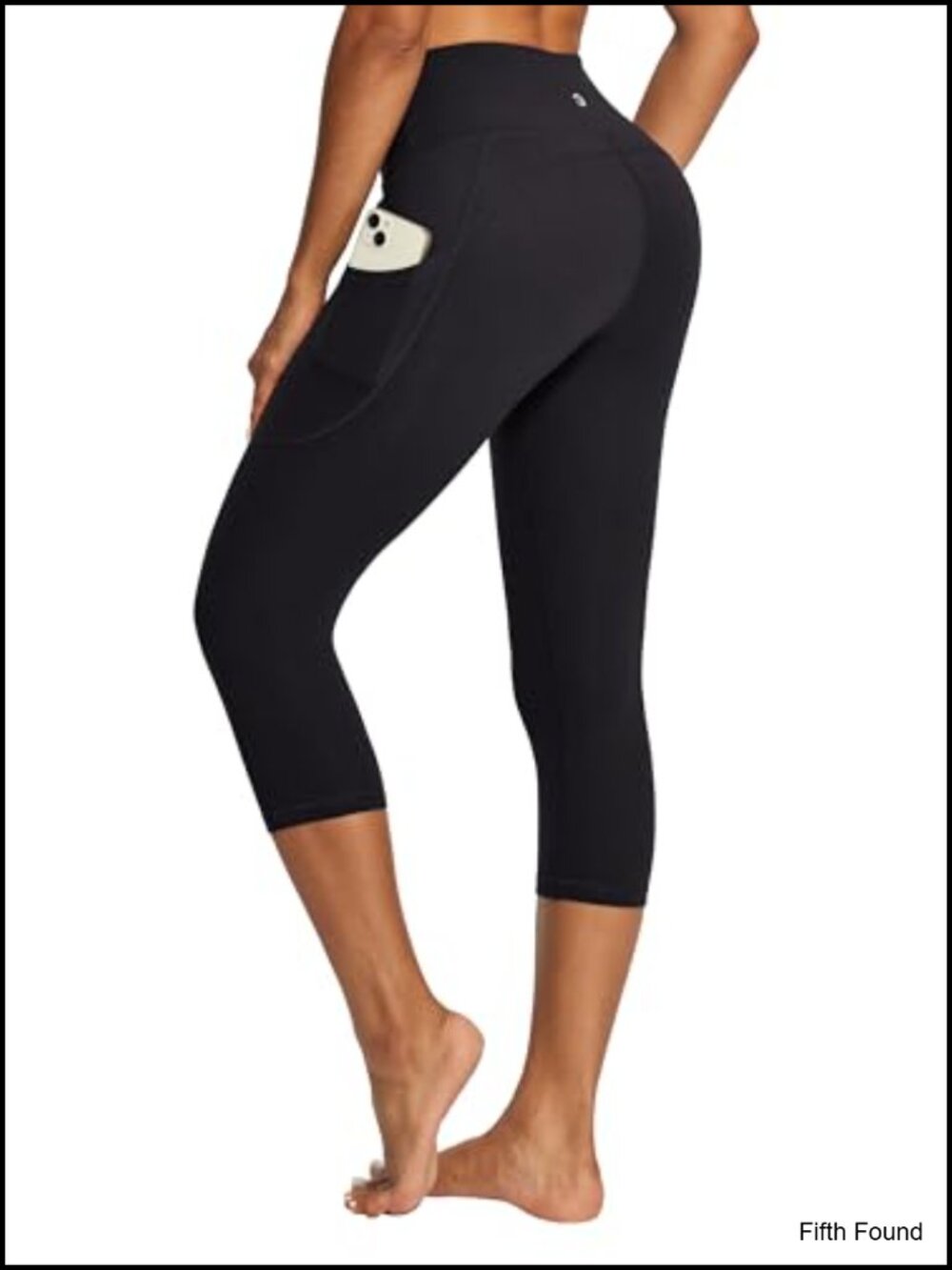 IUGA Capri Leggings with Pockets High Waist Tummy Control Yoga Workout Gym